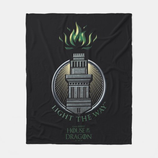 HAUS DES DRAGONS | House Hightower Sigil Fleecedecke (Vorderseite)