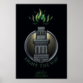 HAUS DES DRAGONS | House Hightower Sigil Poster (Vorne)