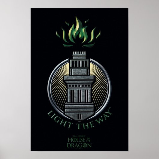 HAUS DES DRAGONS | House Hightower Sigil Poster (Vorne)