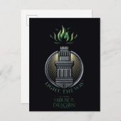 HAUS DES DRAGONS | House Hightower Sigil Postkarte (Vorne/Hinten)