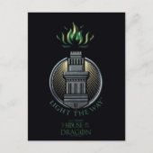 HAUS DES DRAGONS | House Hightower Sigil Postkarte (Vorderseite)
