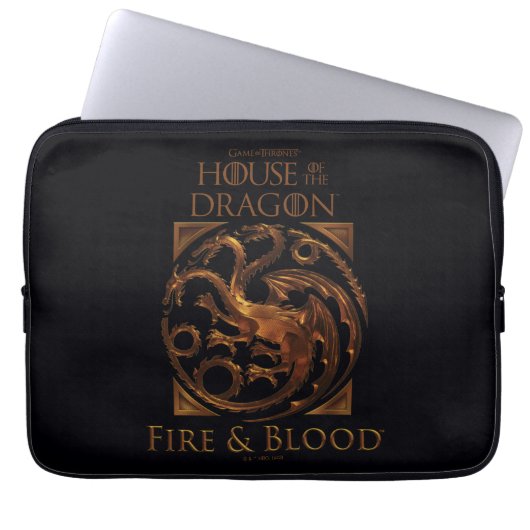 HAUS DES DRAGONS | House Targaryen Sigil Laptopschutzhülle (Vorderseite)