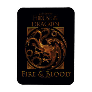 HAUS DES DRAGONS   House Targaryen Sigil Magnet