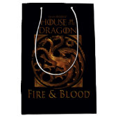 HAUS DES DRAGONS | House Targaryen Sigil Mittlere Geschenktüte (Vorderseite)