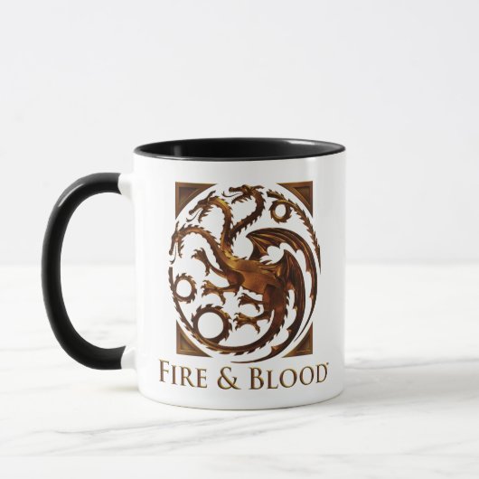 HAUS DES DRAGONS | House Targaryen Sigil Tasse (Links)