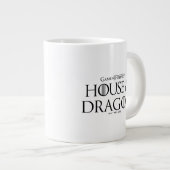 HAUS DES DRAGONS | House Targaryen Wappen Jumbo-Tasse (Vorderseite Rechts)