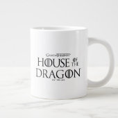 HAUS DES DRAGONS | House Targaryen Wappen Jumbo-Tasse (Rechts)
