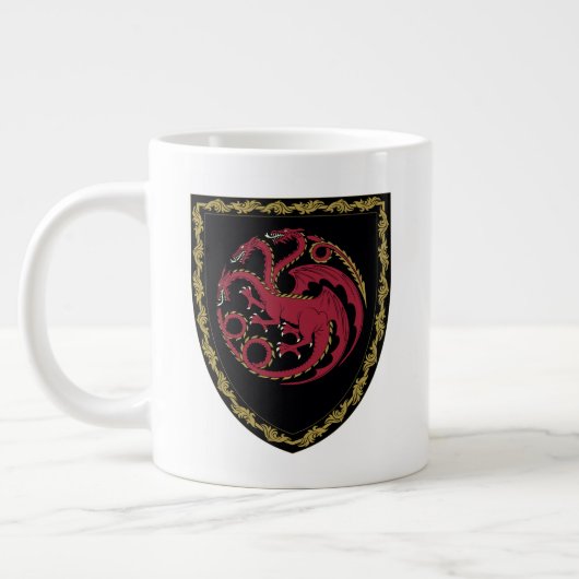 HAUS DES DRAGONS | House Targaryen Wappen Jumbo-Tasse (Links)