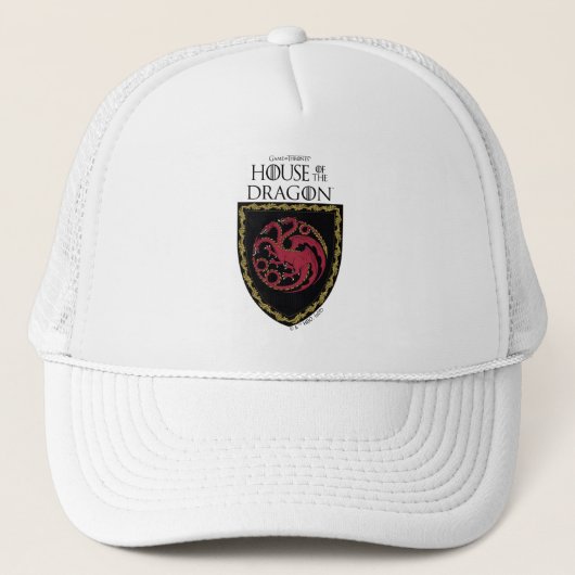 HAUS DES DRAGONS | House Targaryen Wappen Truckerkappe (Vorderseite)