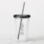 HAUS DES DRAGONS | House Velaryon Sigil Acryltrinkbecher (Rückseite)