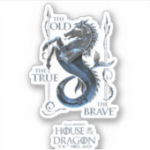 HAUS DES DRAGONS | House Velaryon Sigil Aufkleber (Vorderseite)