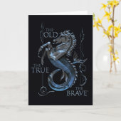HAUS DES DRAGONS | House Velaryon Sigil Karte (Gelbe Blume)