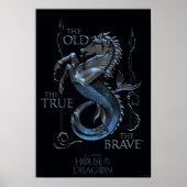 HAUS DES DRAGONS | House Velaryon Sigil Poster (Vorne)