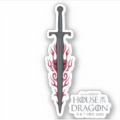 HAUS DES DRAGONS | King Viserys Flaming Sword Aufkleber (Vorderseite)