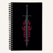 HAUS DES DRAGONS | King Viserys Flaming Sword Notizblock (Vorderseite)