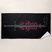 HAUS DES DRAGONS | King Viserys Flaming Sword Strandtuch (Vorderseite)