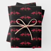HAUS DES DRAGONS | Roter Drache Geschenkpapier Set (Beispiel)
