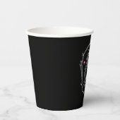 HAUS DES DRAGONS | Silver Dragon Abzeichen Papier  Pappbecher (Vorderseite)