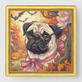 Haus des Mops, Halloween Art Nuovo, Gerahmte Uhr (Vorderseite)