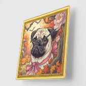 Haus des Mops, Halloween Art Nuovo, Gerahmte Uhr (Winkel)