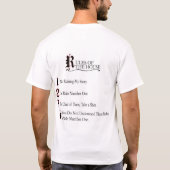 Haus des Rindfleisches v3 T-Shirt (Rückseite)