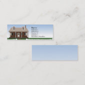 Haus - dünn mini visitenkarte (Vorne/Hinten)