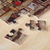Haus Egon Schiele- mit trocknender Wäscherei Puzzle (Seite)