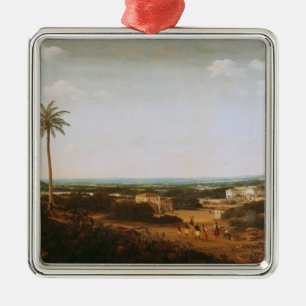 Haus eines portugiesischen Adligs in Brasilien Ornament Aus Metall