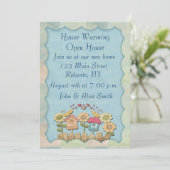 Haus-Erwärmung Einladung (Stehend Vorderseite)