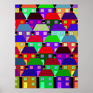 HAUS FARBENFROHE HEIMAT GEMEINSCHAFT  POSTER