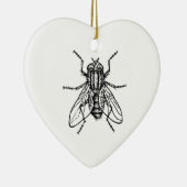 Haus-Fliege Keramikornament (Rechts)