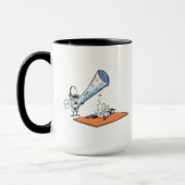 Haus-Fliegen-Kriegskunst-Kaffee-Tasse Tasse (Links)