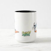 Haus-Fliegen-Kriegskunst-Kaffee-Tasse Tasse (Zentrum)