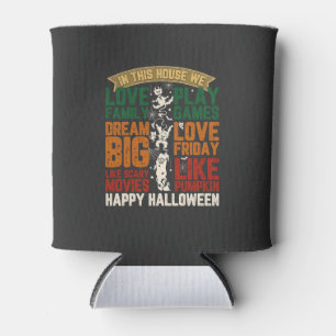 Haus Frohes Halloween Monster Spinnennetze Dosenkühler