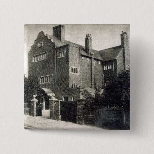 Haus für Edwin lang Button (Vorderseite)