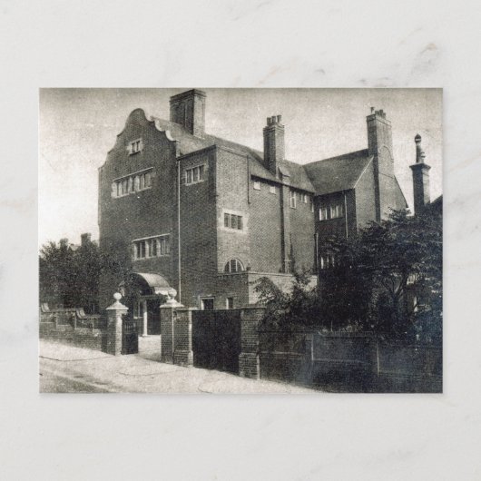 Haus für Edwin Long Postkarte (Vorderseite)