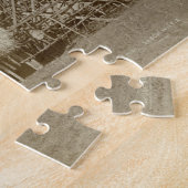 Haus-Gebäude in Samoa-Inseln, c.1875 (Sepia-Foto) Puzzle (Seite)