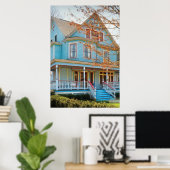 Haus - Gemalte Dame Poster (Heimbüro)