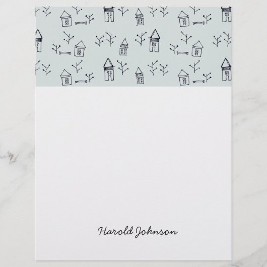 Haus gemustert (Vorderseite)