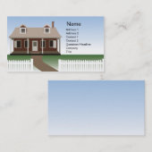 Haus - Geschäft Visitenkarte (Vorne/Hinten)