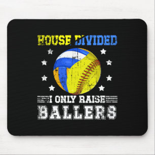 Haus geteilt Ich erhebe nur Llers Softll Volleyll Mousepad