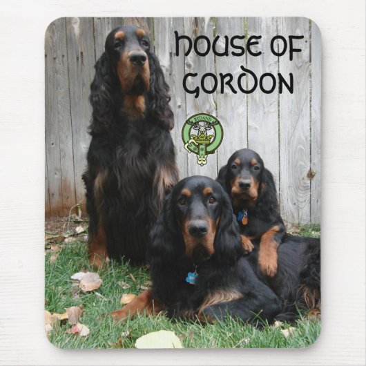 HAUS GORDON, Gordon Setter Mousepad (Vorne)