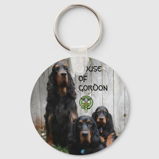 HAUS GORDON, Schlüsselanhänger Gordon Setter (Vorderseite)