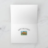 HAUS HALLOWEEN GREETCARD Verse Karte (Innenseite)