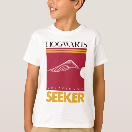 Haus Harry Potters | GRYFFINDOR™ Quidditch Sucher T-Shirt (Vorderseite)