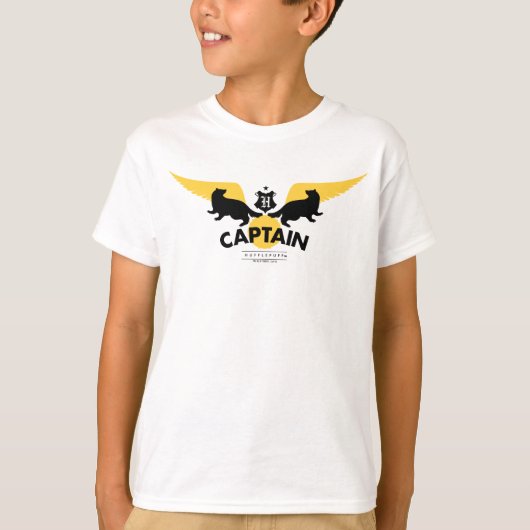 Haus Harry Potters | HUFFLEPUFF™ Quidditch Kapitän T-Shirt (Vorderseite)