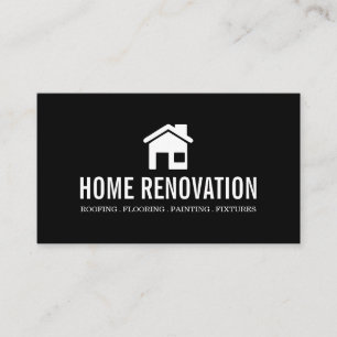 Haus Heim Renovation Umbau Bau Visitenkarte