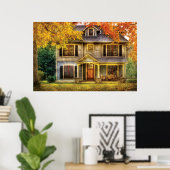Haus - Hütte Poster (Heimbüro)