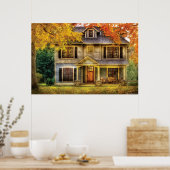 Haus - Hütte Poster (Küche)