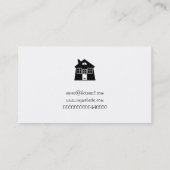 Haus, Ihr Name hier Visitenkarte (Rückseite)